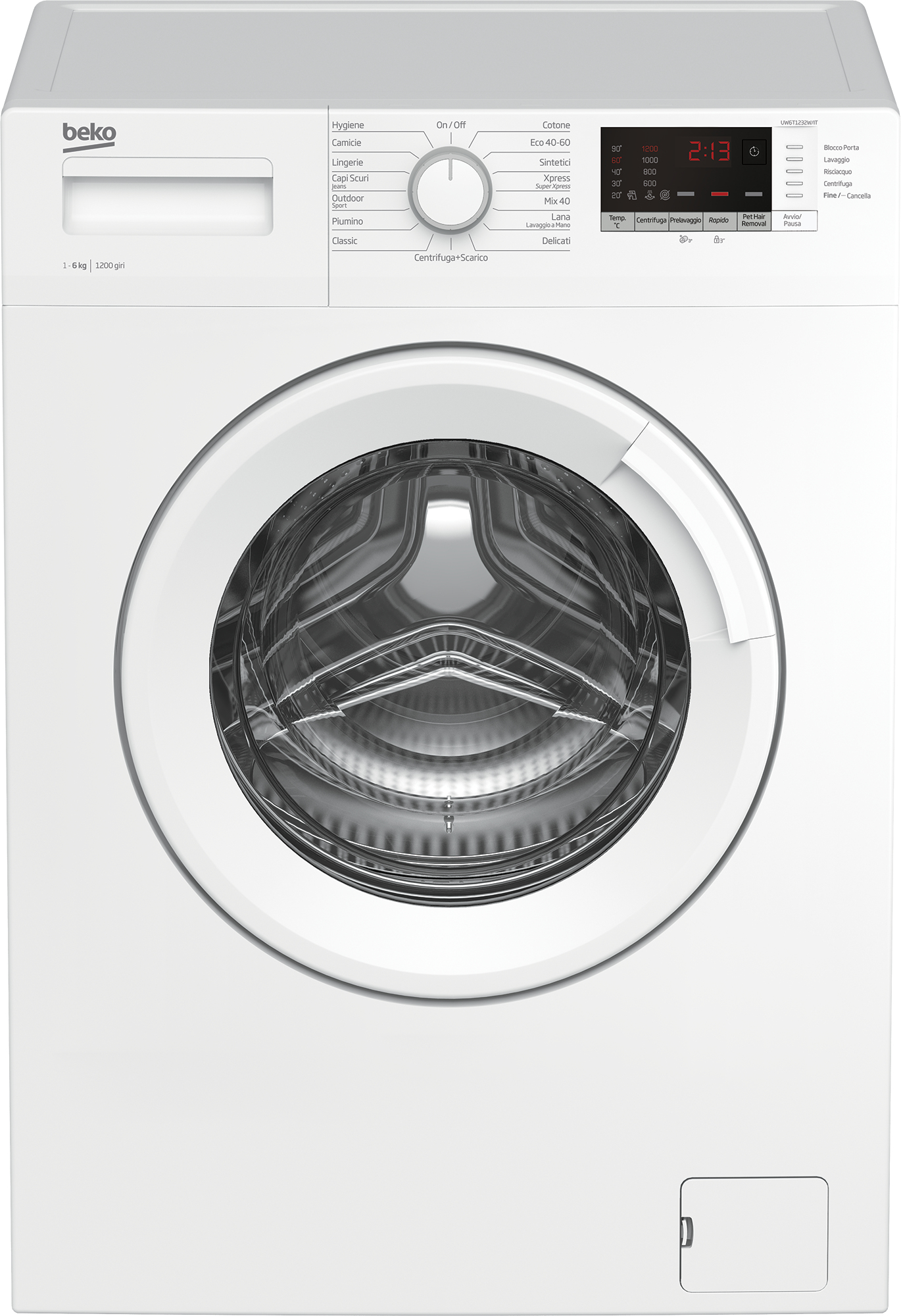 Beko UW6T1232W/IT — vue 1 sur 3