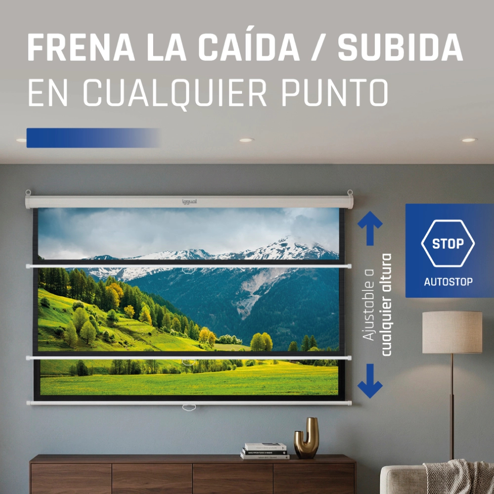 iggual PSIMS203 projection screen 2.34 m (92") 16:9 – image 4