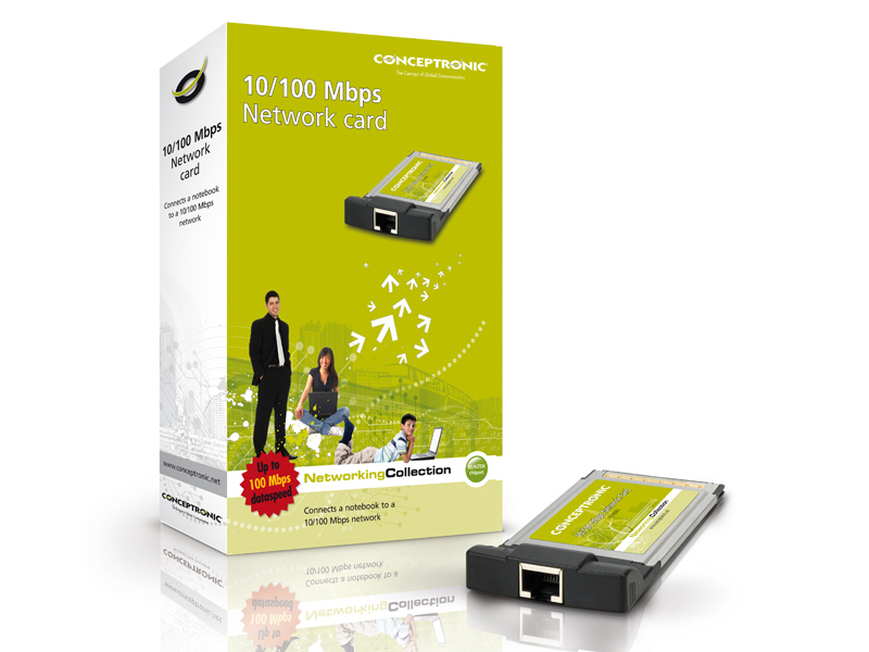Conceptronic 10/100 Mbps Network PC Card – image 3