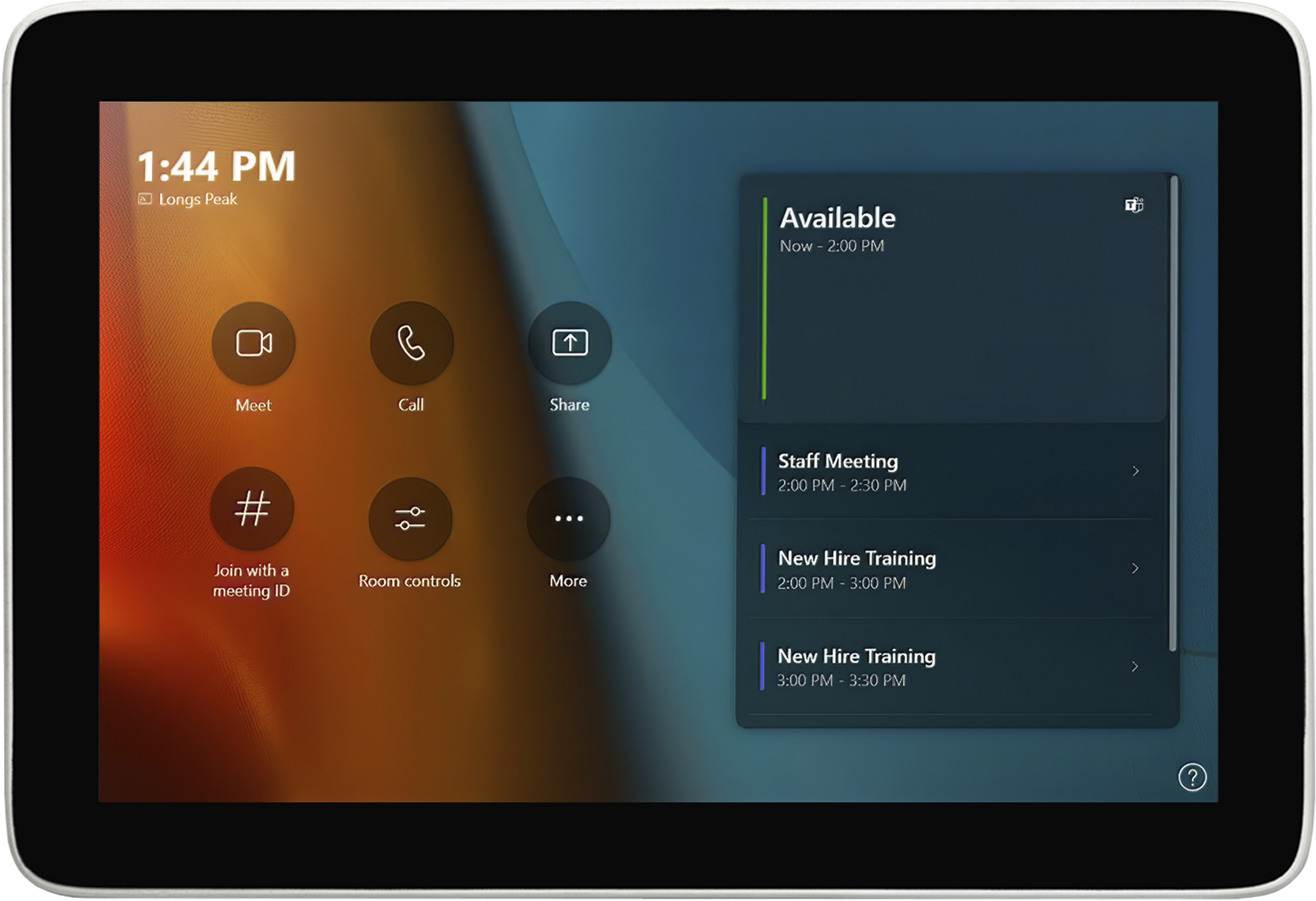 HP Poly GC8 Touch Controller. Product colour: White. Display resolution: 1280 x 800 pixels. Width: 205 mm, Depth: 123 mm, 