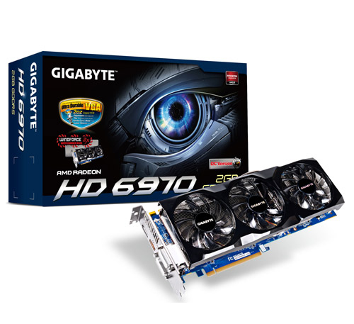 GIGABYTE GV-R697OC-2GD graphics card AMD Radeon HD6970 – image 1