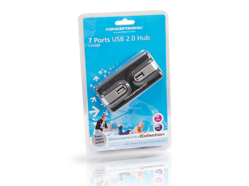 Conceptronic 7 Ports USB 2.0 Hub – image 6