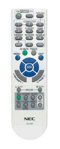 REPL REMOTE CONTROL F/ NP-P452W NP-P452W/P452H/ NP-P452W/P452H/PROJ