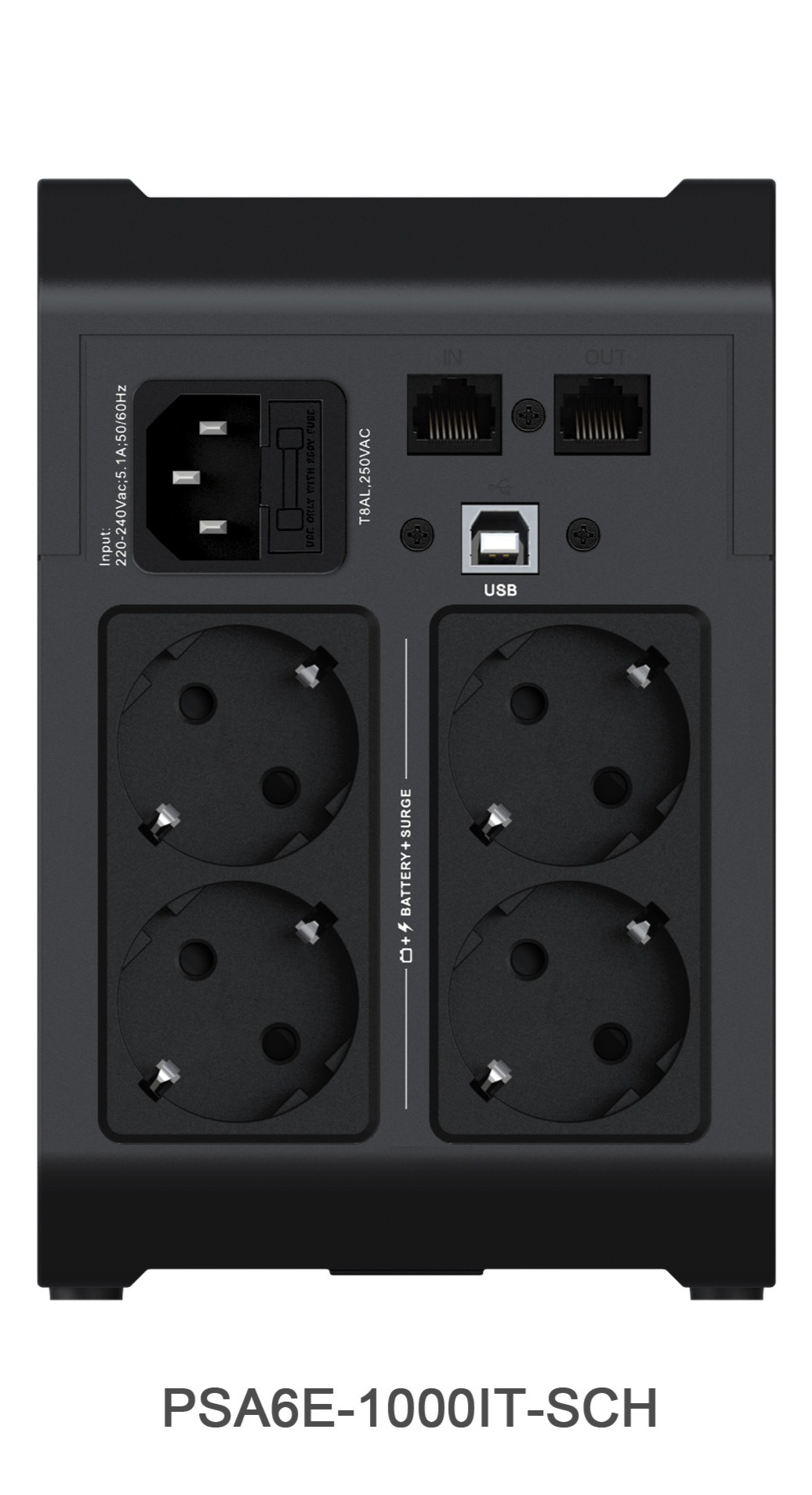 Vertiv PowerUPS 200 Essential PSA6E-1000IT-SCH, 1000VA/525W – image 3