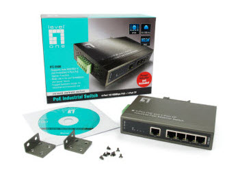 LevelOne 4 FE PoE + 1 FE Industrial Switch – image 6
