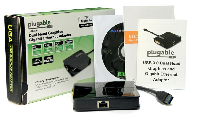 Plugable Technologies USB 3.0 Universal Mini Laptop Docking Station for Windows and Mac (Dual Video HDMI and DVI/VGA, Gigabit Ethernet) – image 5