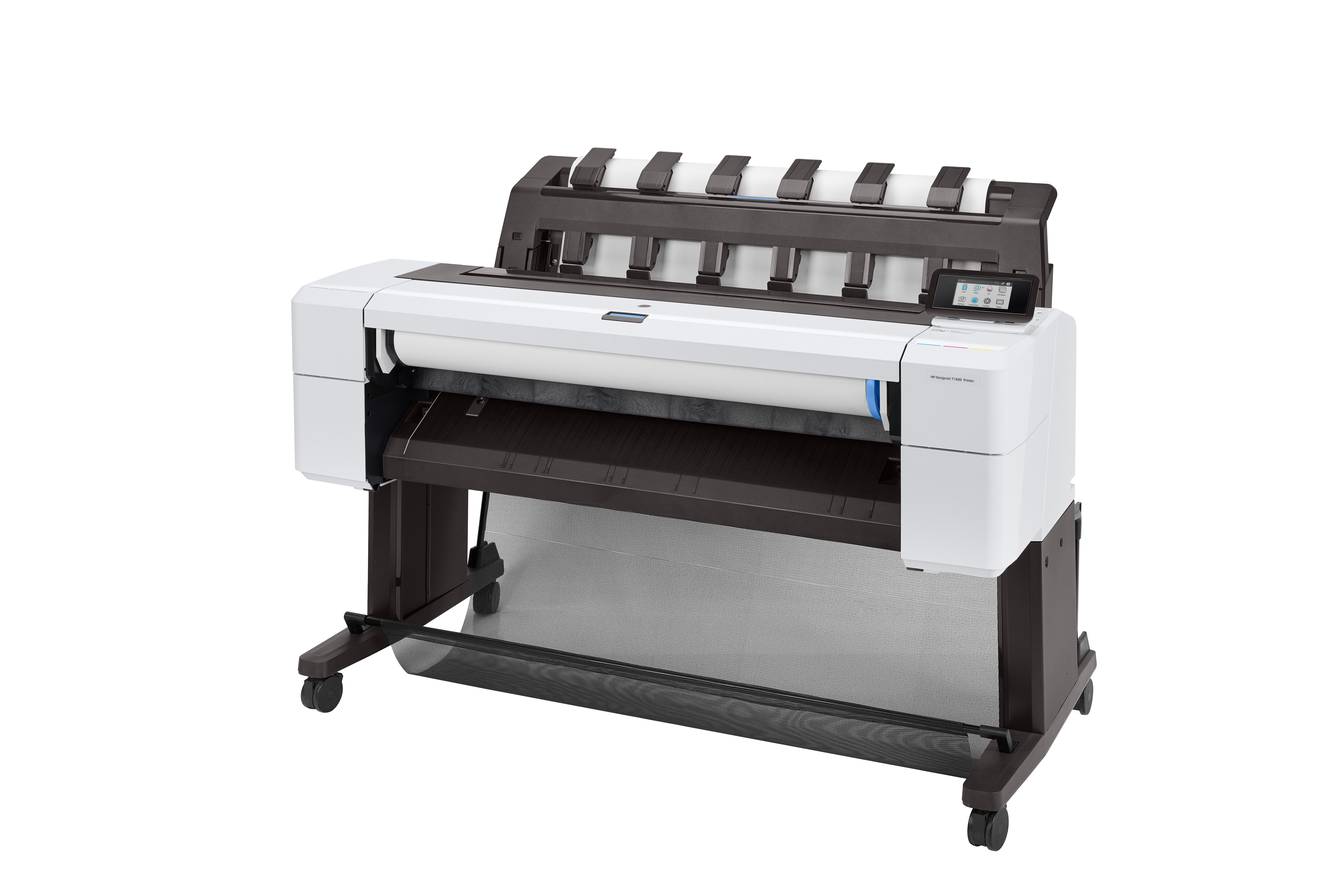 HP Designjet T1600 36-in PostScript Printer. Page description languages: PostScript 3, PDF 1.7, HP-GL/2, TIFF, JPEG, HP-RT