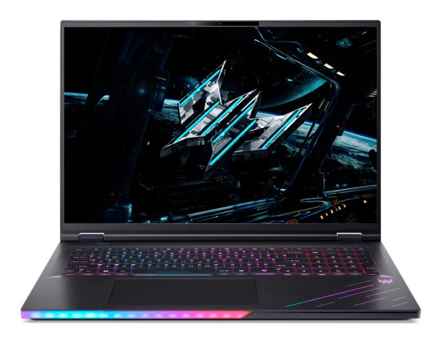 Acer Predator PH18-73 Intel Core Ultra 9 275HX Laptop 45.7 cm (18") WQXGA 64 GB DDR5-SDRAM 4 TB SSD NVIDIA GeForce RTX 5080 Wi-Fi 7 (802.11be) Windows 11 Pro German Black
