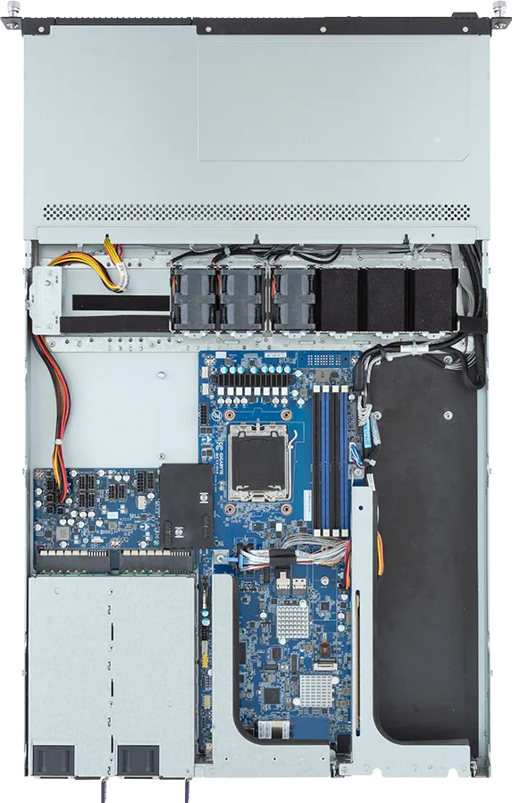 GIGABYTE R133-C10-AAA1 AMD B650E Socket AM5 Rack (1U) Black, Steel – image 3