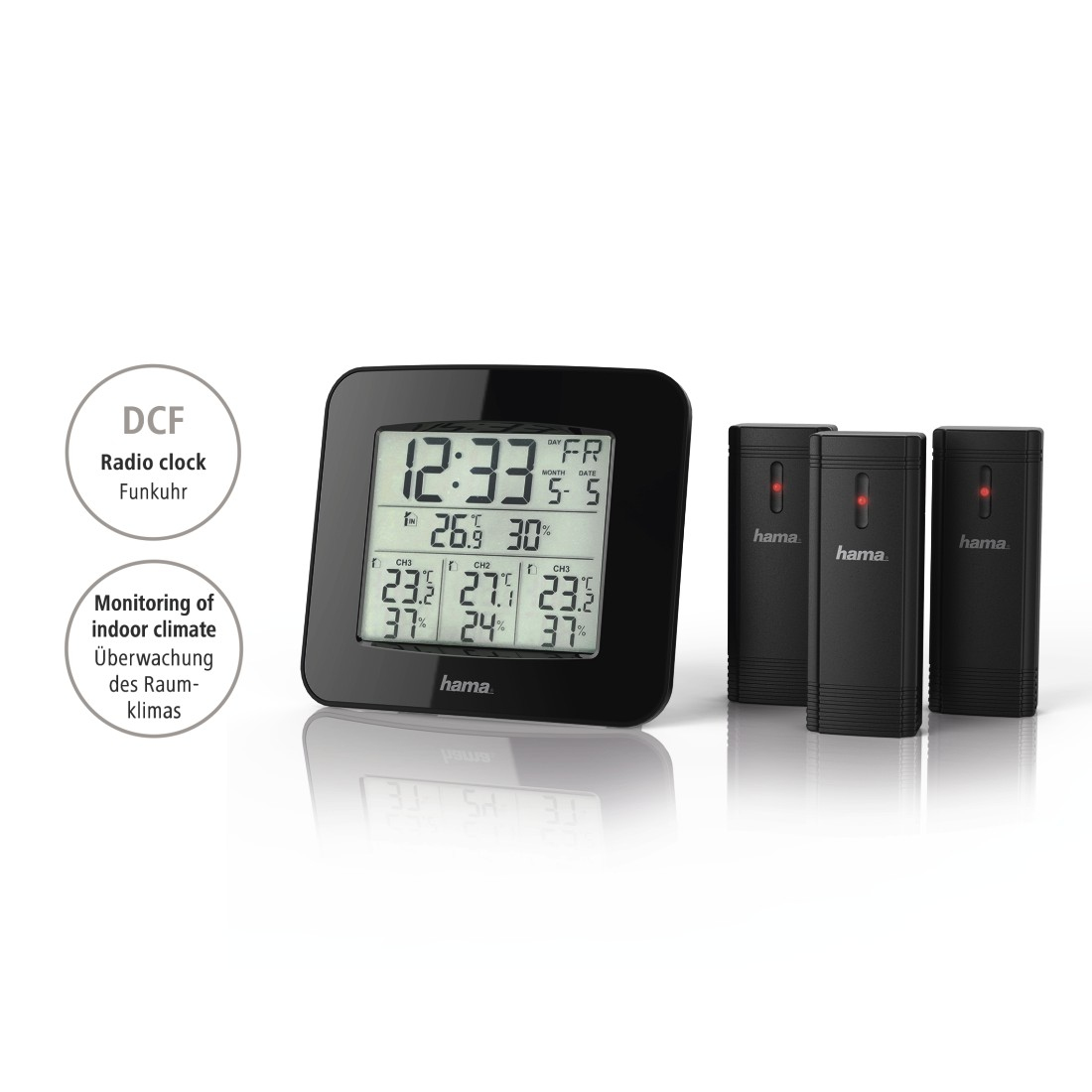 Hama EWS-Trio Black Battery – image 3