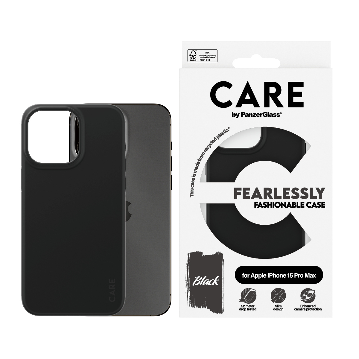 PanzerGlass CARE™ by PanzerGlass® Case Black iPhone 15 Pro Max – image 2