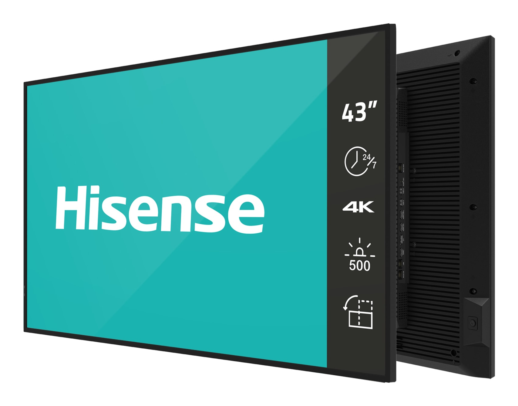 Hisense 43DM66D 43" 4K UHD Digital Signage Display Schwarz