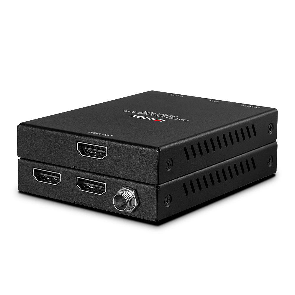 Lindy 50m Cat.6 HDMI 4K60 and IR Extender with PoC and Loop Out – image 2