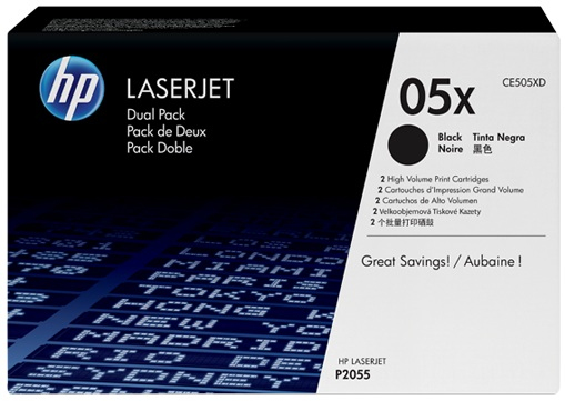 HP 2 x CE505XD