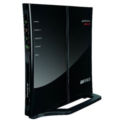 Buffalo WHR-G300NV2 wireless router Black – image 1