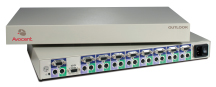 Vertiv OutLook 180ES KVM Switch - 1 user, 8 systems, OutLook console switch