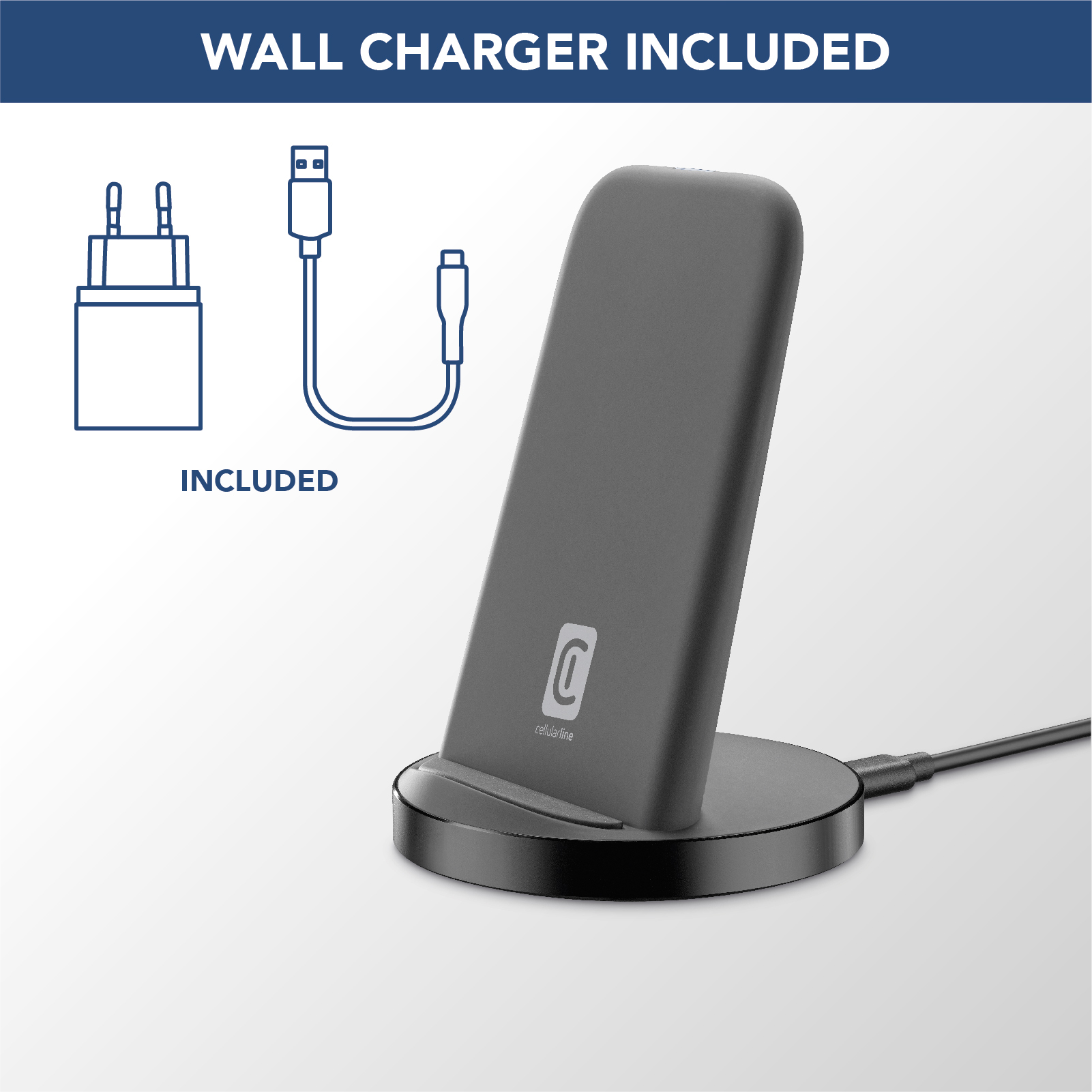 Cellularline Podium Wireless Charger - Apple, Samsung and other Wireless Smartphones – image 3