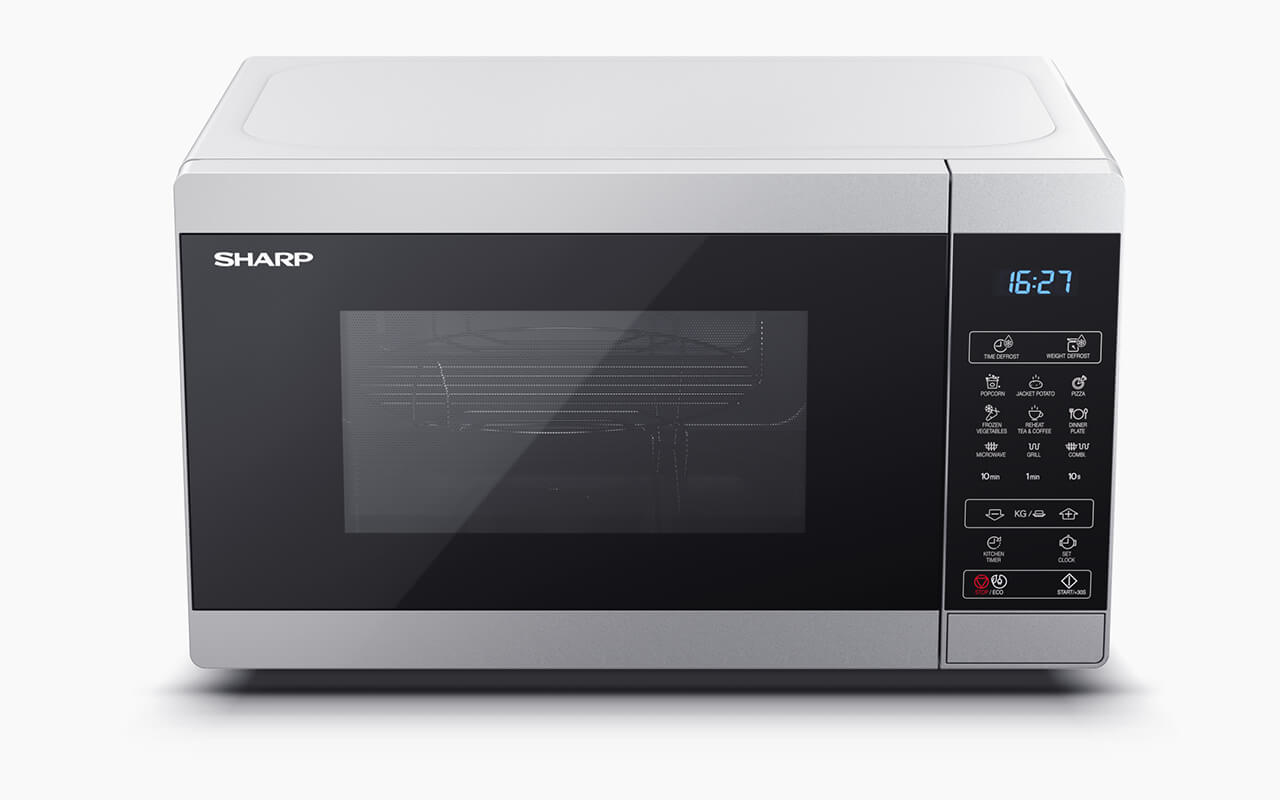 Sharp YC-MG02E-S microwave Black, Steel Combination microwave Countertop – image 2