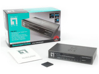 LevelOne 7 FE + 1 FE PoE PD Switch – image 5