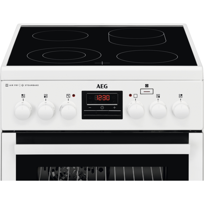 AEG CCB56471BW Freestanding cooker Electric Zone induction hob White – image 5