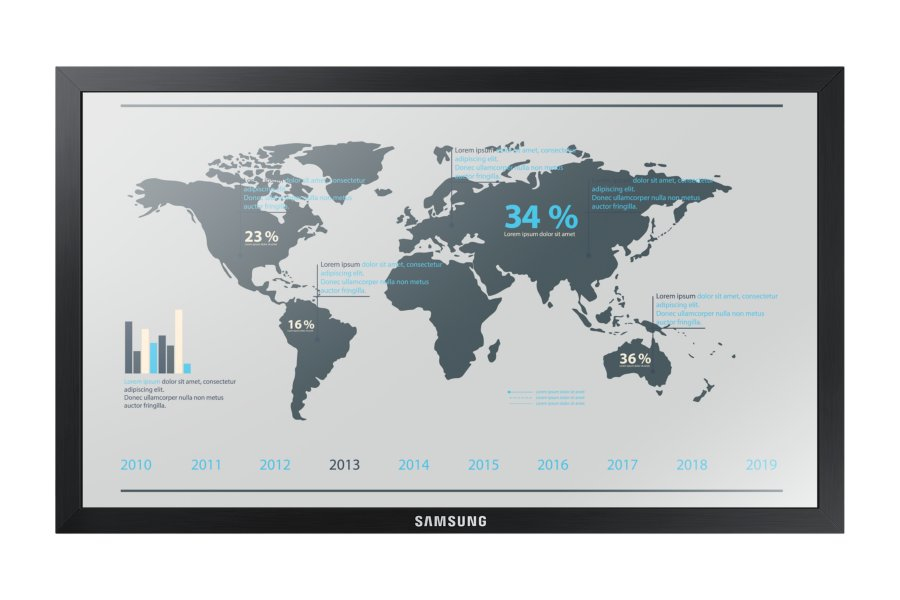Samsung CY-TD40LDAH touch screen overlay – image 3