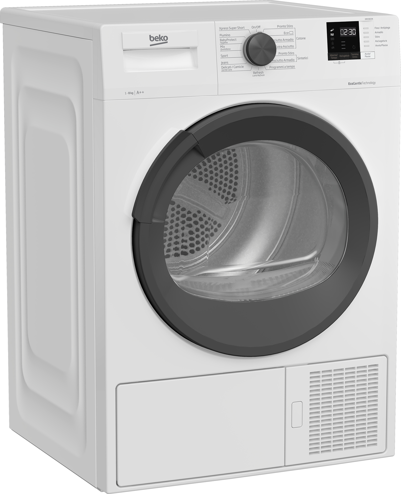 Beko DRXS823A tumble dryer Freestanding Front-load – image 2