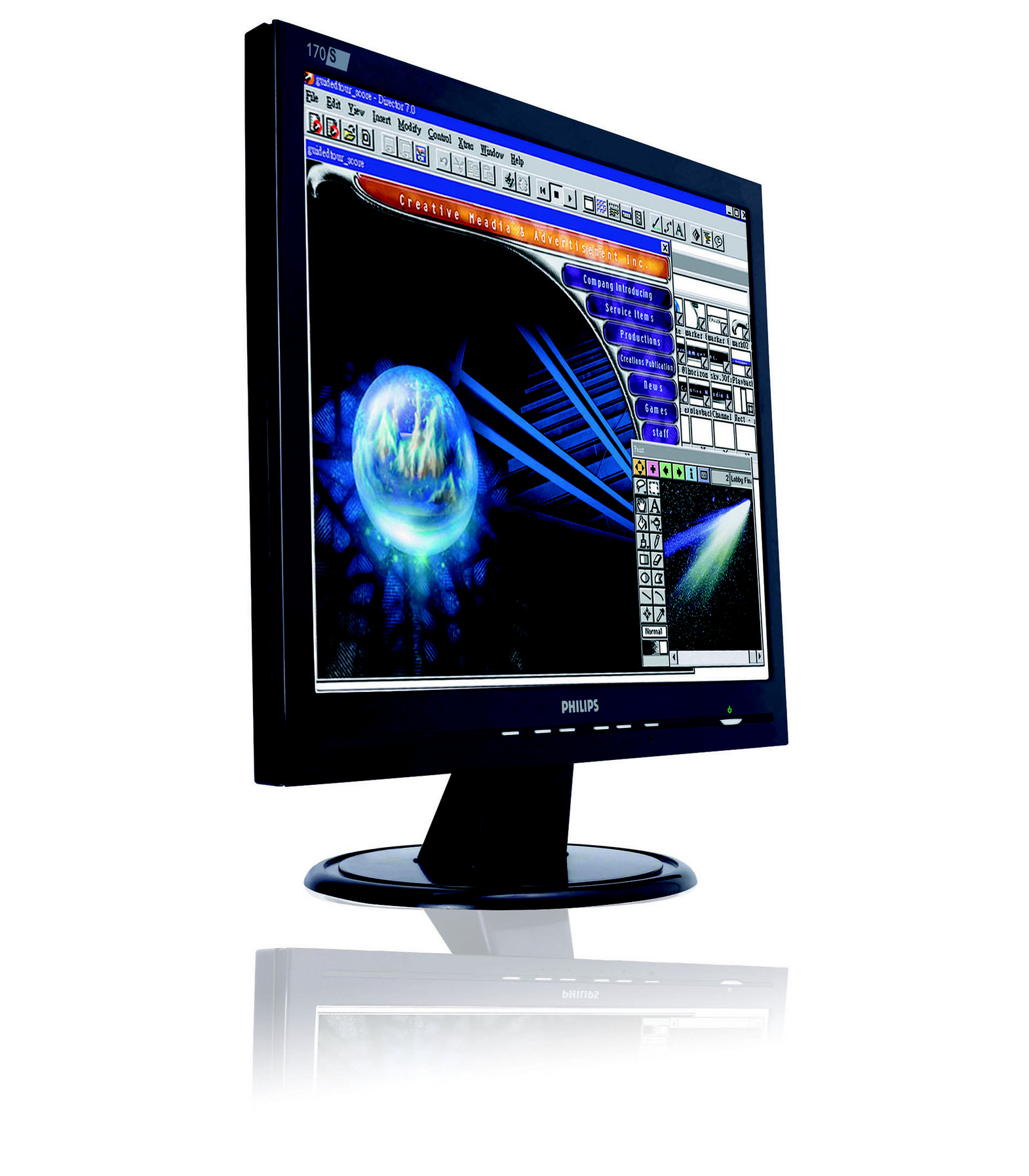 Philips 170S6FB 17" SXGA LCD monitor