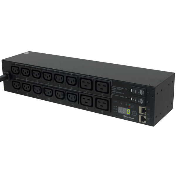CyberPower PDU30MHVT16FNET power distribution unit (PDU) 16 AC outlet(s) 2U Black