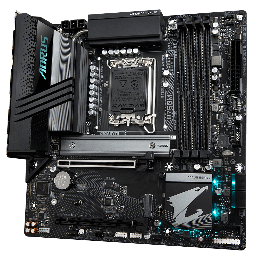 GIGABYTE B760M AORUS PRO AX DDR4 – image 4