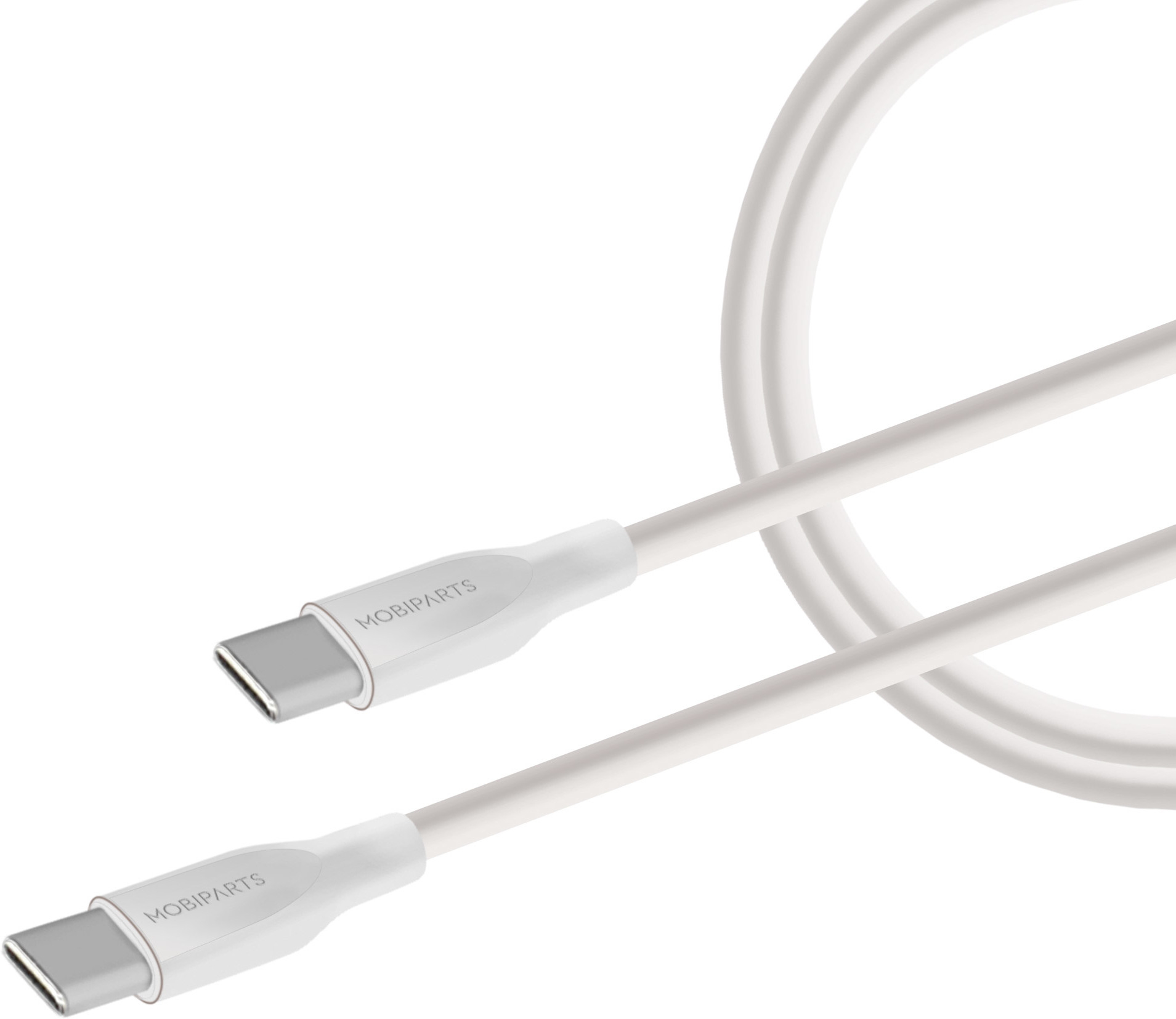 Mobiparts Wall Charger Dual USB-C/USB-A with USB-C to USB-C cable White – image 2