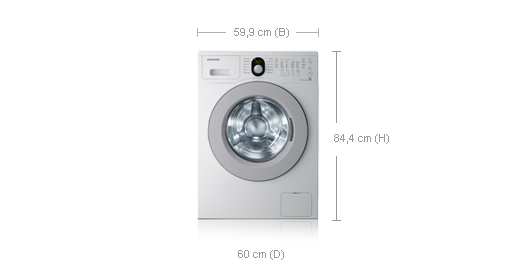 Samsung WF8704ASV washing machine Front-load – image 2