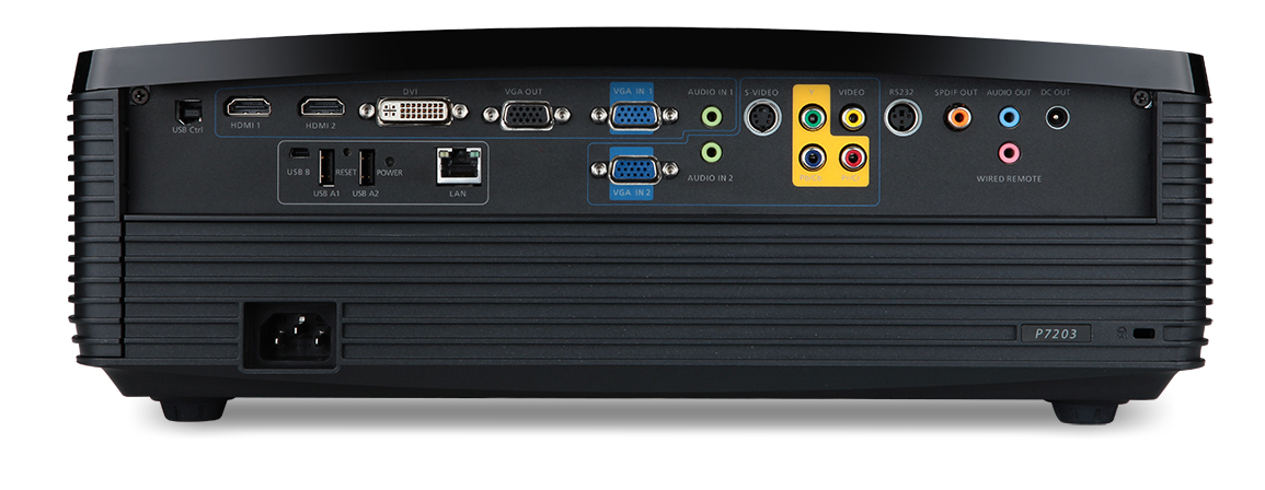 Acer Business P7500 Standard throw projector 4000 ANSI lumens DLP 1080p (1920x1080) Black – image 6