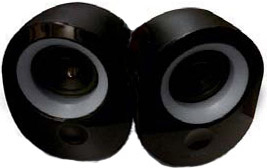 Conceptronic CLLSPK20D loudspeaker Black Wired