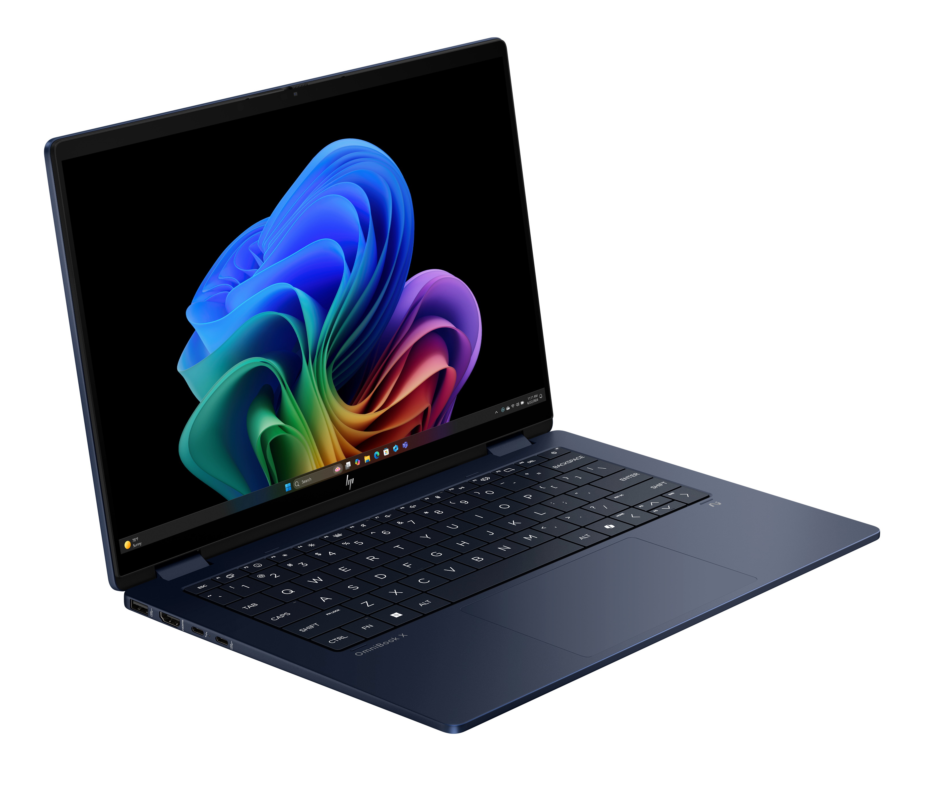 Portátil - HP OmniBook X FlipNGAI 14-fm0004ns Copilot+ PC, 14" 3K, Intel® Core™ Ultra 7, 32GB RAM, 1TB SSD, Gráficos Intel Arc™, Windows 11 Home, Azul - imagen 3