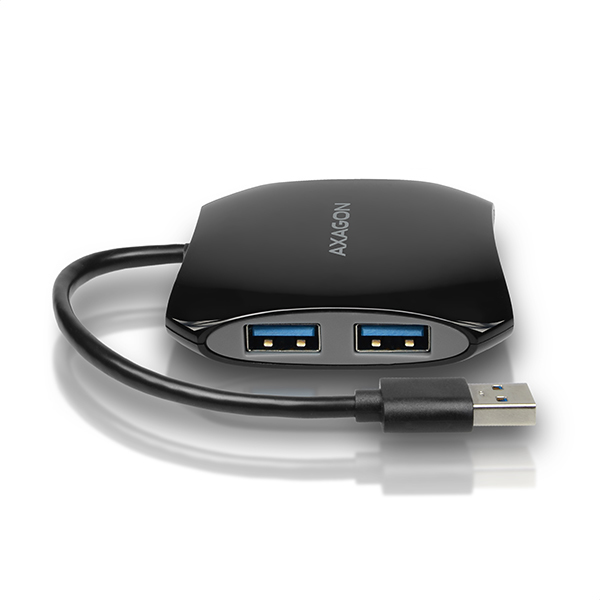 Axagon HUE-S1B interface hub USB 3.2 Gen 1 (3.1 Gen 1) Type-A 5000 Mbit/s Black – image 3