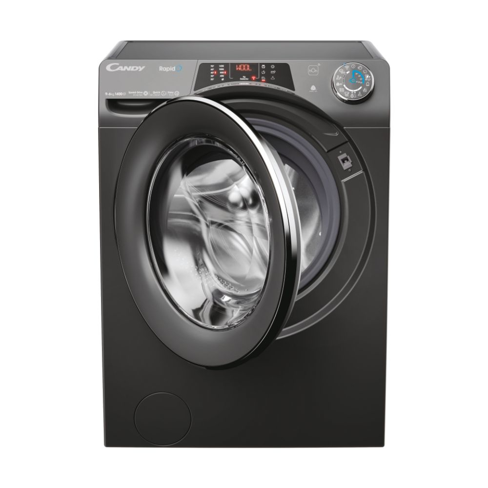 Candy RapidÓ ROW4964DWMCRET-S washer dryer Freestanding Front-load Anthracite – image 2