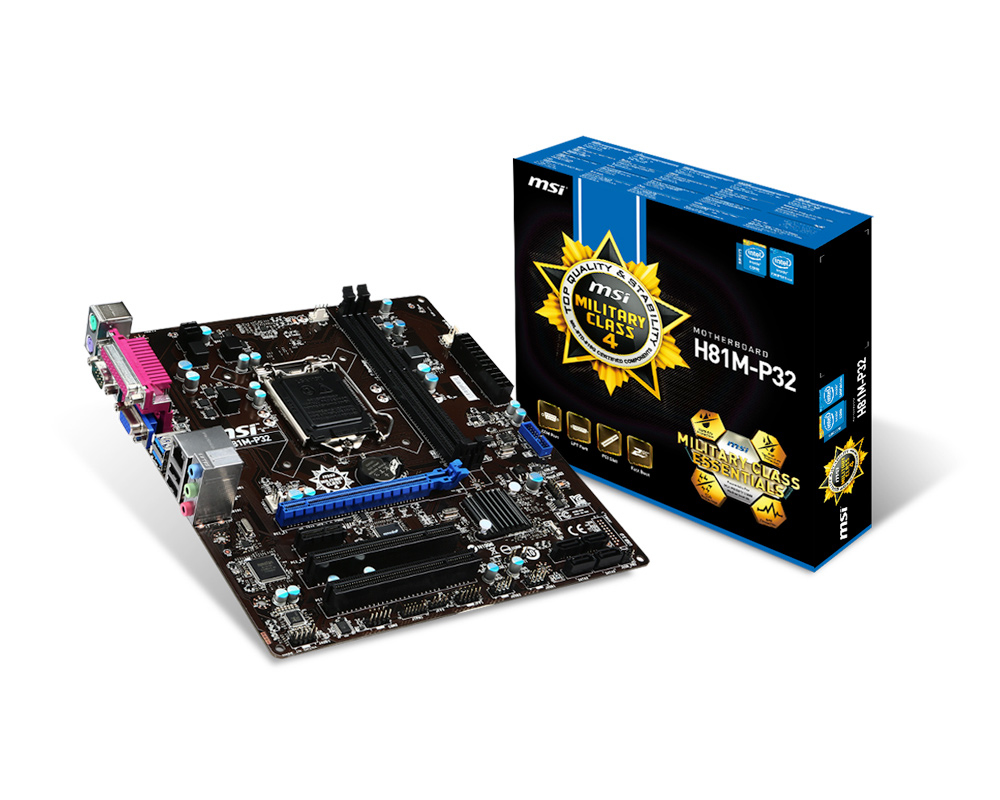 MSI H81M-P32 Intel® H81 LGA 1150 (Socket H3) micro ATX – image 5
