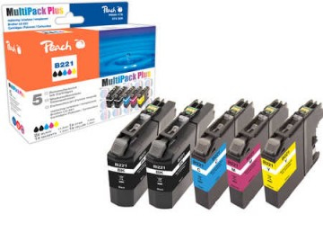 Peach 0F319796 ink cartridge 5 pc(s) Compatible Blue, Cyan, Magenta, Yellow