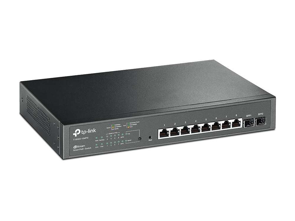 TP-Link JetStream 8-Port Gigabit Smart PoE+ Switch with 2 SFP Slots – image 2
