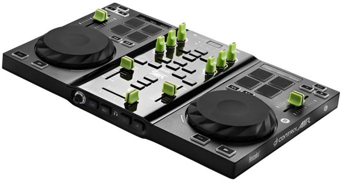 Hercules 4780741 audio mixer Black, Green