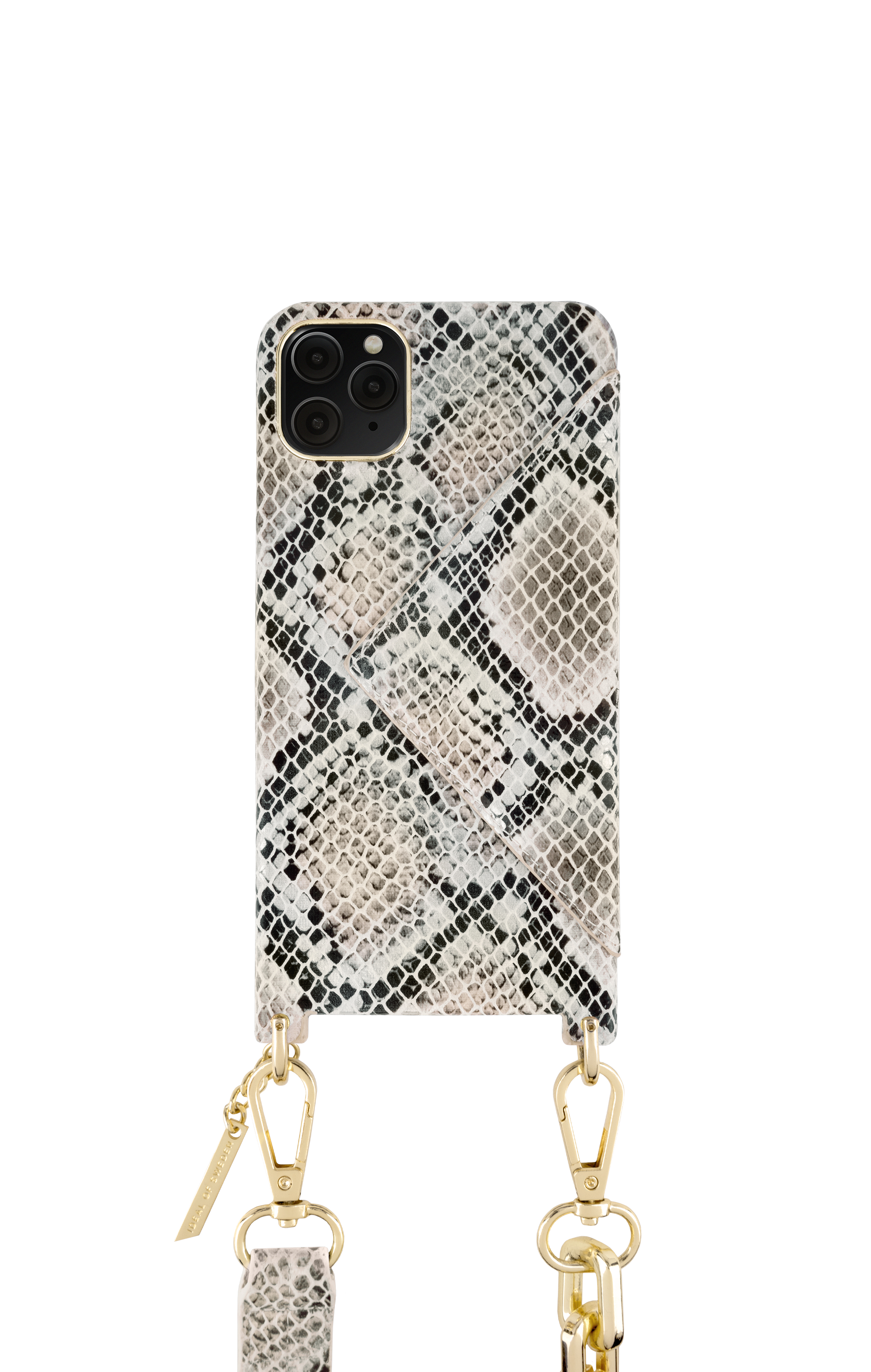 iDeal of Sweden Statement Necklace Case iPhone 11PM/XSM Bge Shimmery Snake – image 2