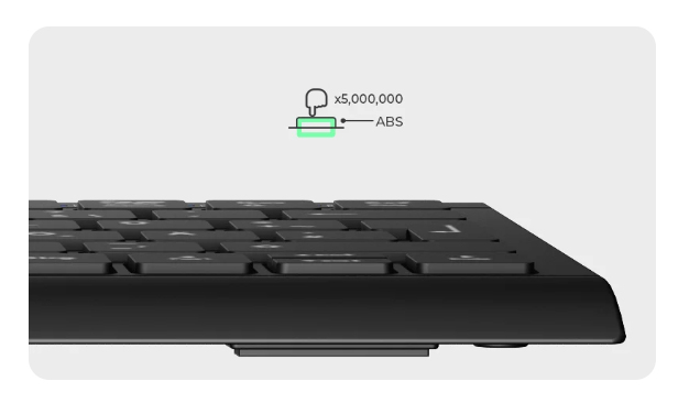 KeySonic KSK-5011ELC (DE) Tastatur Haus USB QWERTZ Deutsch Schwarz