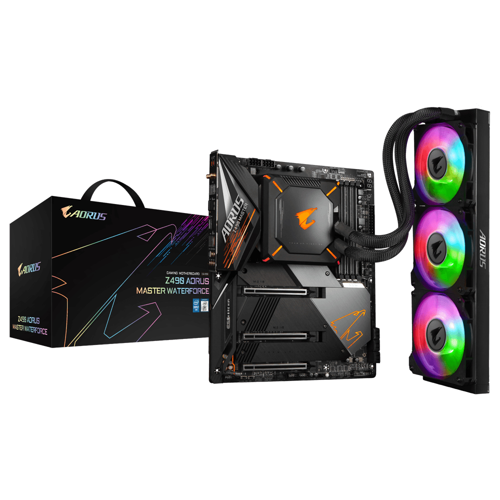 GIGABYTE Z490 Aorus Master Waterforce – image 1