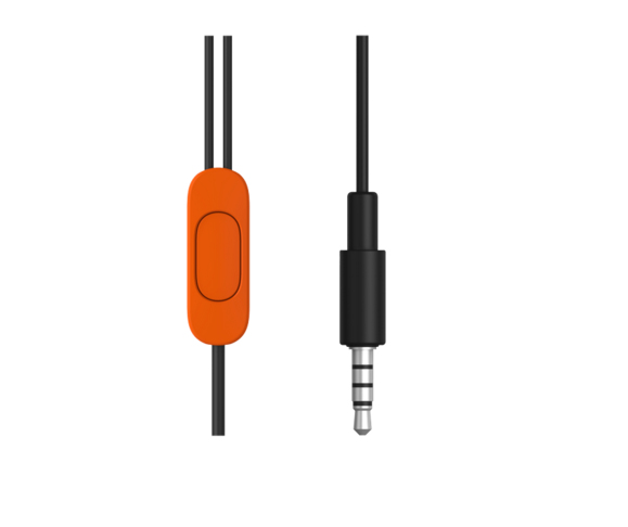 Motorola Earburds Headset Wired In-ear Calls/Music Orange – image 2