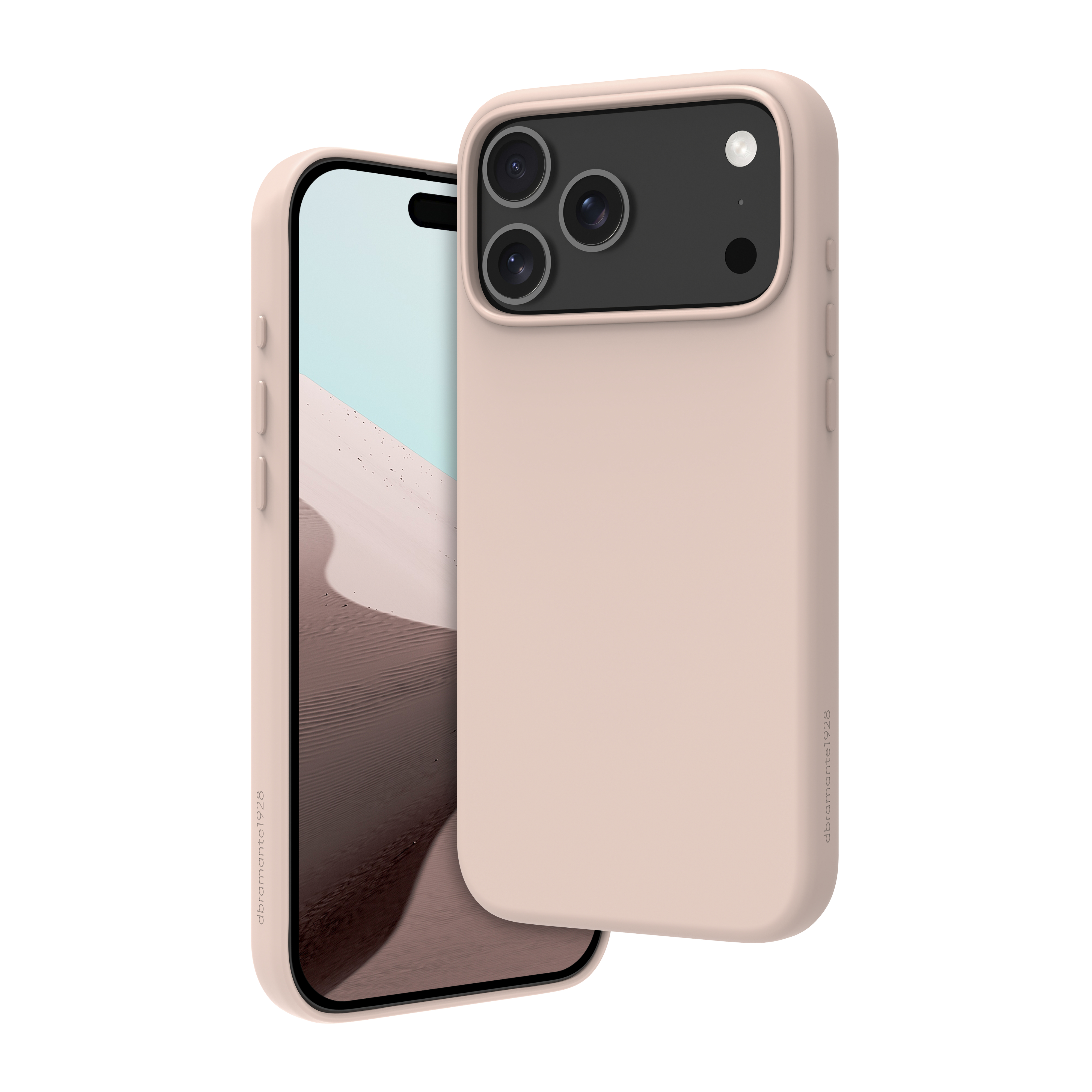 dbramante1928 Roskilde - Back cover for mobile phone - MagSafe compatibility - ICON - pink sand - for Apple iPhone 17 Pro Max