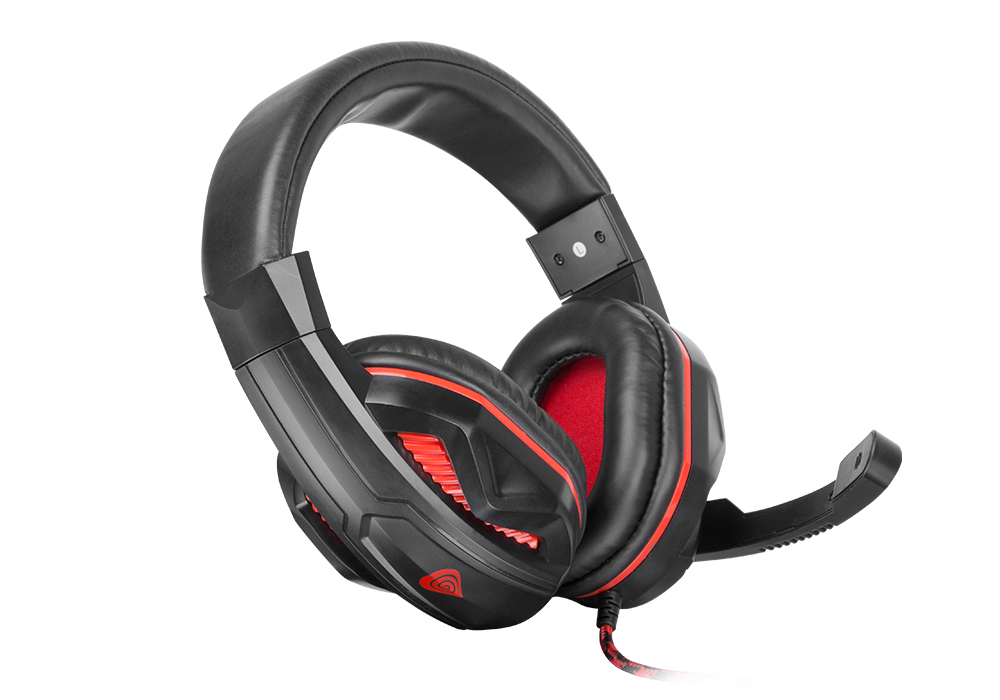 GENESIS H40 Headset Wired Head-band Gaming Black, Red – image 2