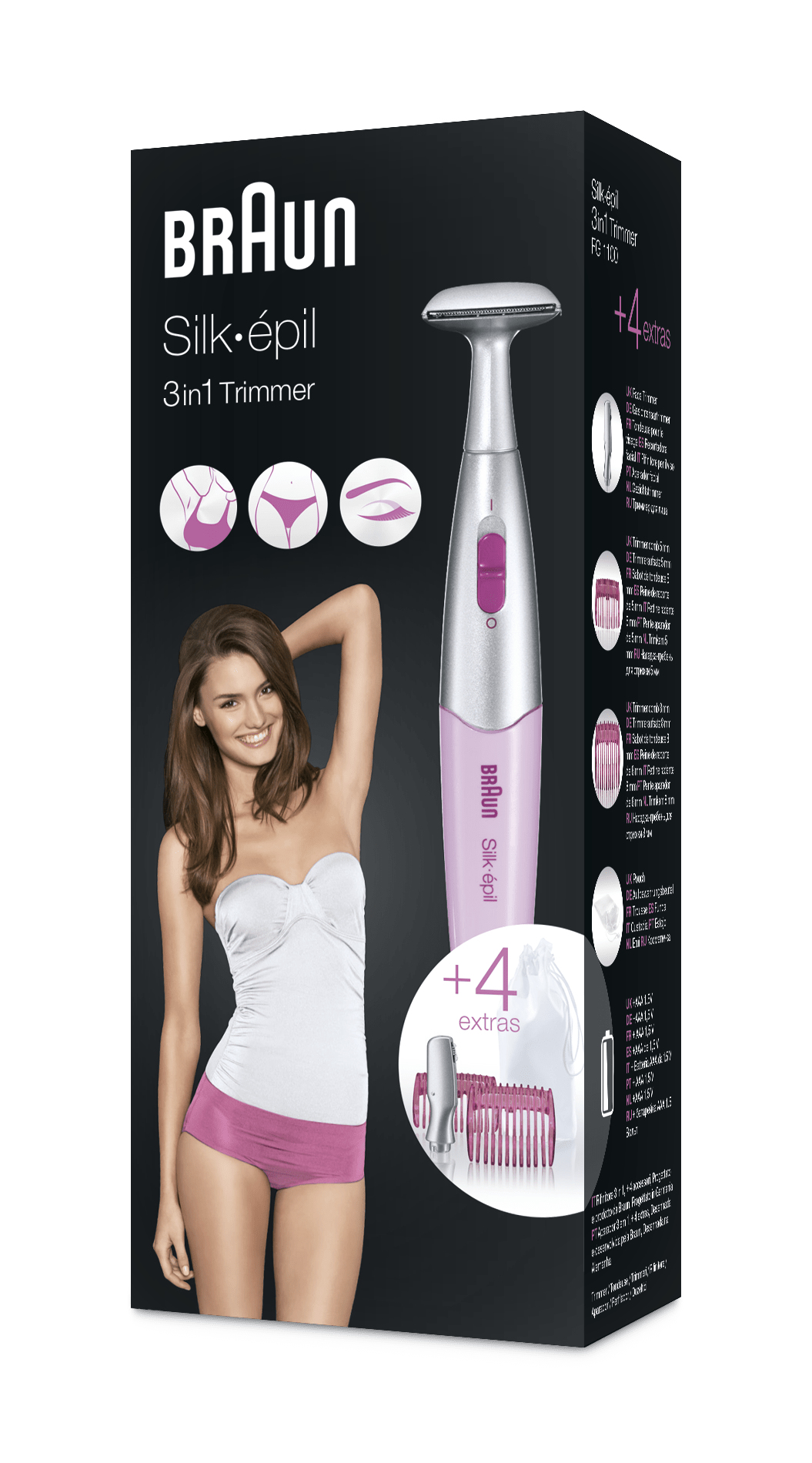 Braun 81653277 bikini trimmer Silver, Rose – image 2