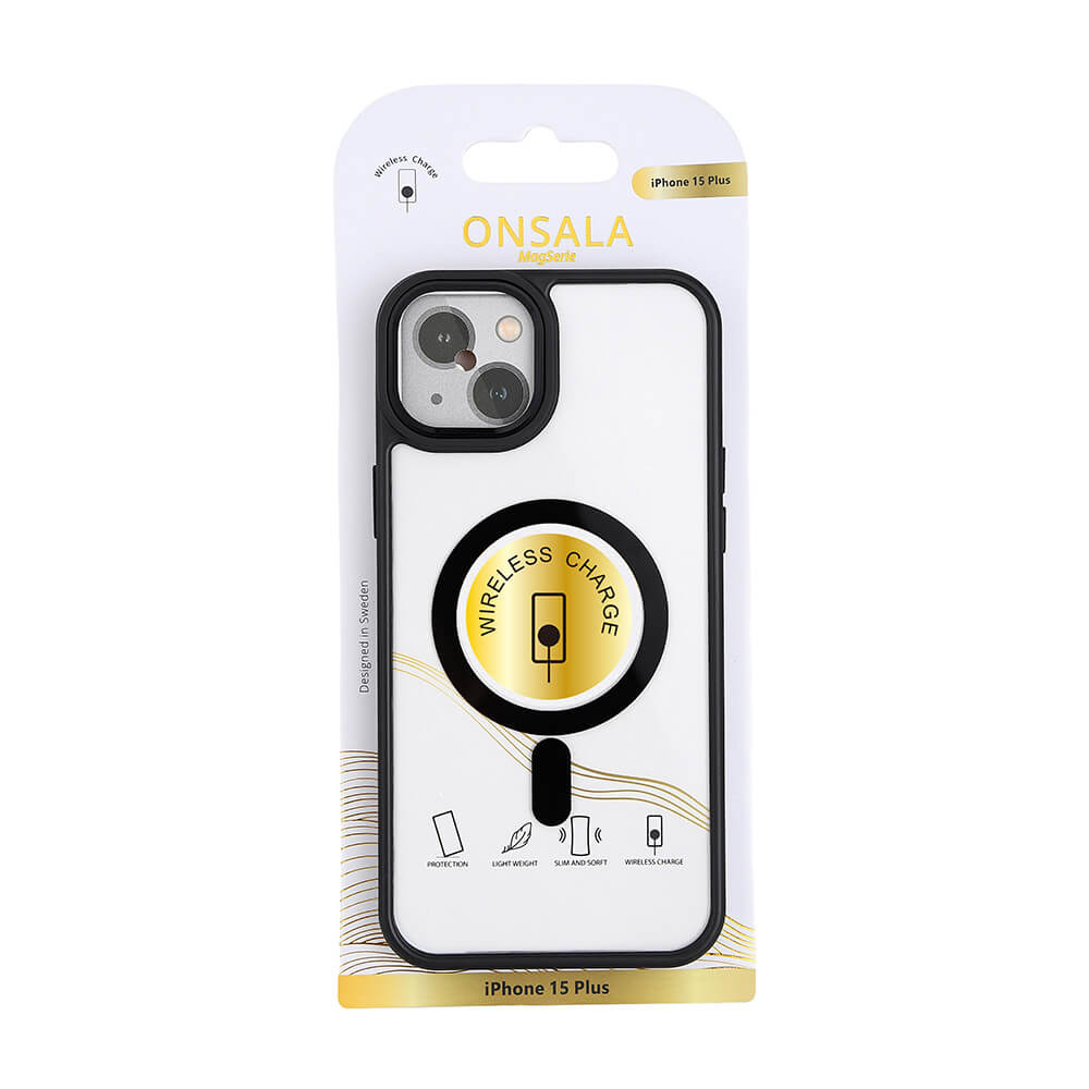 Onsala Phone Case Bumper MagSeries Black & Clear - iPhone 15 Plus – image 2
