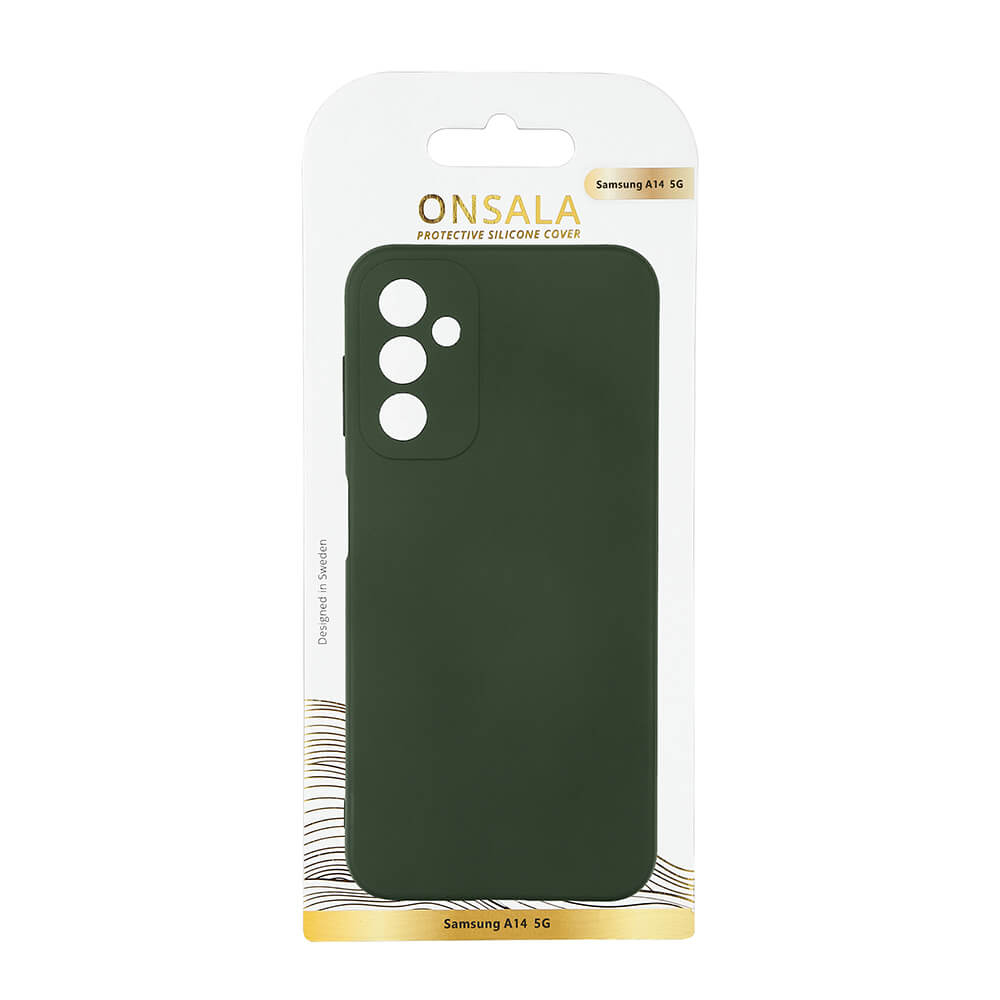 Onsala Phone Case Silicone Olive Green - Samsung Galaxy A14 – image 2