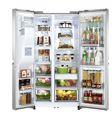 LG GSJ976NSBZ side-by-side refrigerator Freestanding – image 6